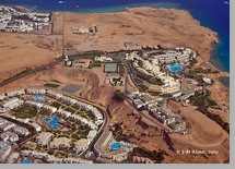vue aérienne de Charm el Cheikh