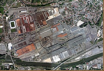 usines Peugeot à Sochaux